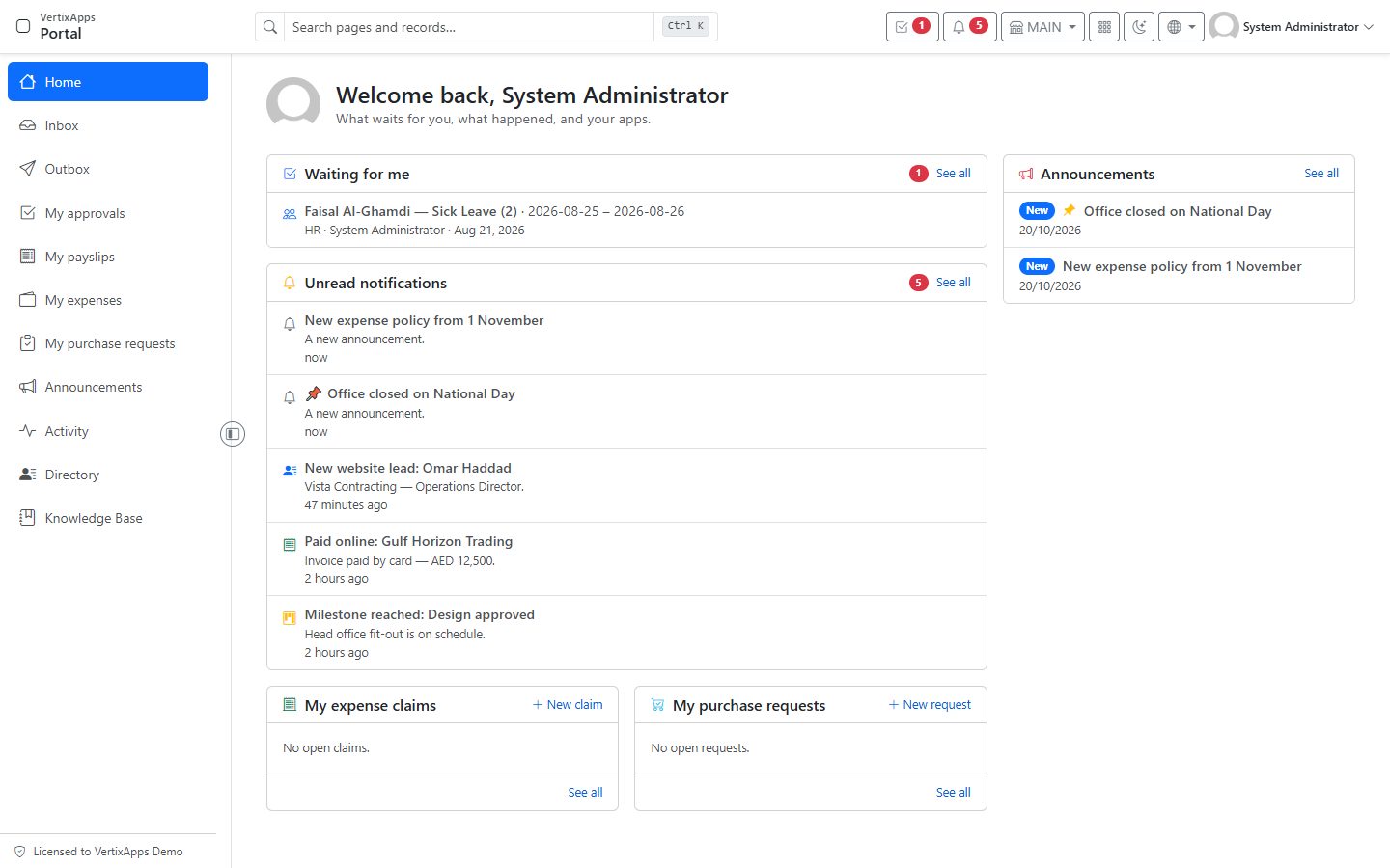 Screenshot of Portal